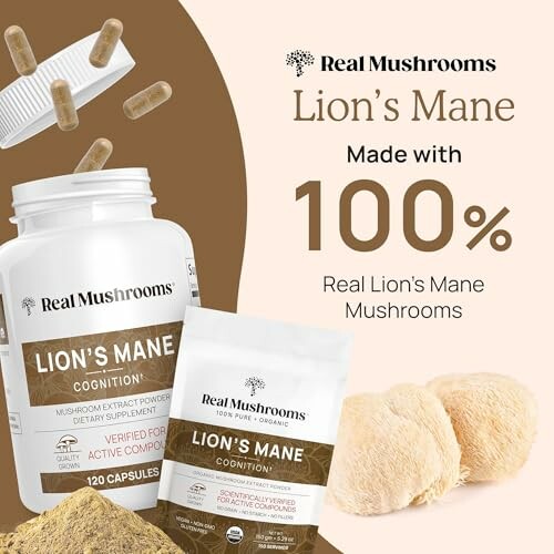 Real Mushrooms Lion's Mane Capsules